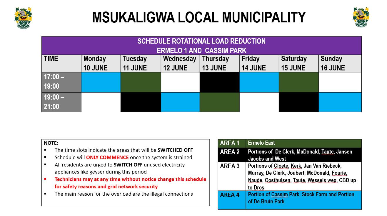 inews-ermelo-load-reduction-schedule